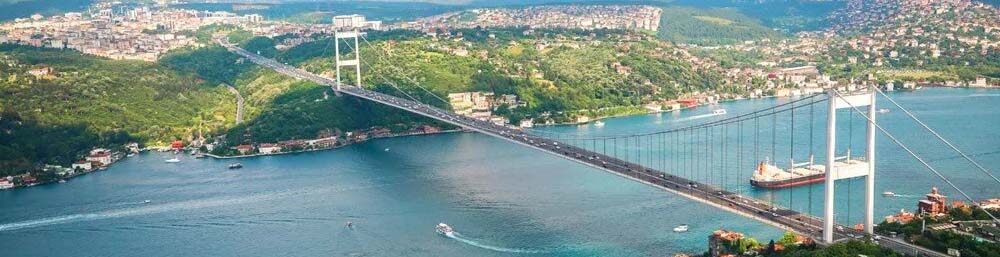 Istanbul Bosphorus Bridge - Turkish Russian Azerbaijani translations